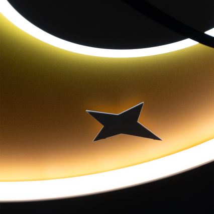 Brilagi -LED Dječja stropna svjetiljka STARSHIP LED/64W/230V 3000/4500K žuta