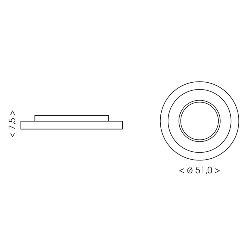 BRILAGI - LED dječje stropno svjetlo ASTRO LED/80W/230V 3000/4500/6000K Ø 51 cm