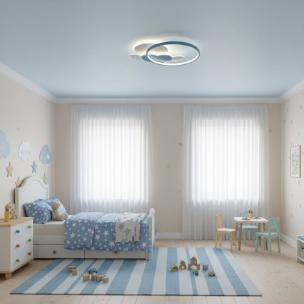 Brilagi - LED dječje stropno svjetilo LOVE LED/48W/230V 3000/4500/6000K plavo