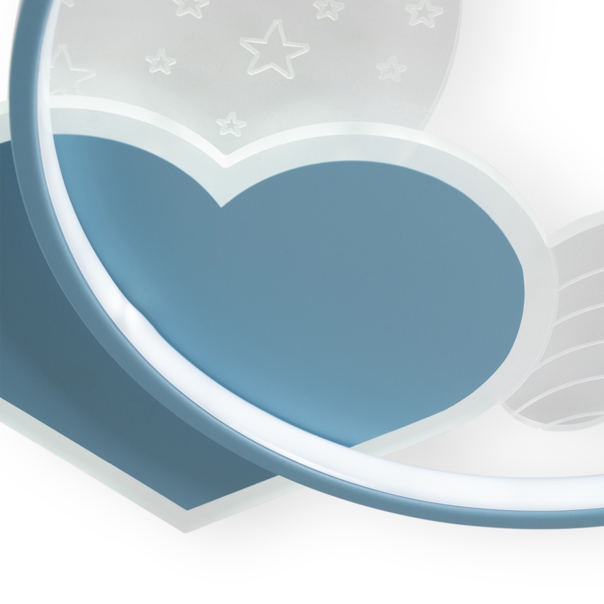 Brilagi - LED dječje stropno svjetilo LOVE LED/48W/230V 3000/4500/6000K plavo