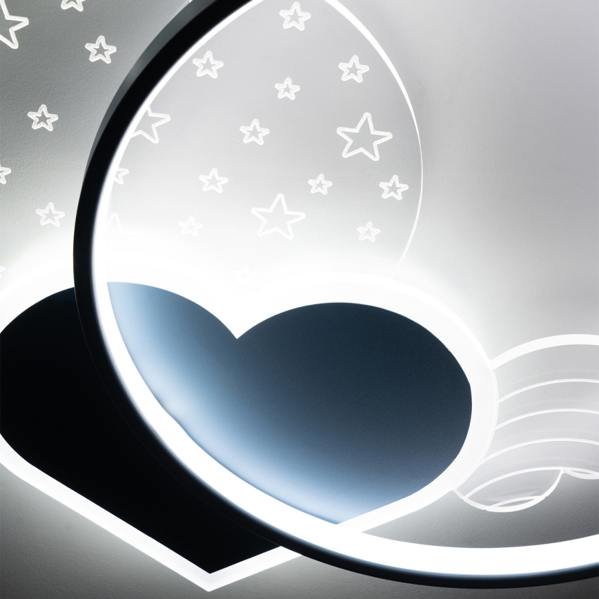 Brilagi - LED dječje stropno svjetilo LOVE LED/48W/230V 3000/4500/6000K plavo