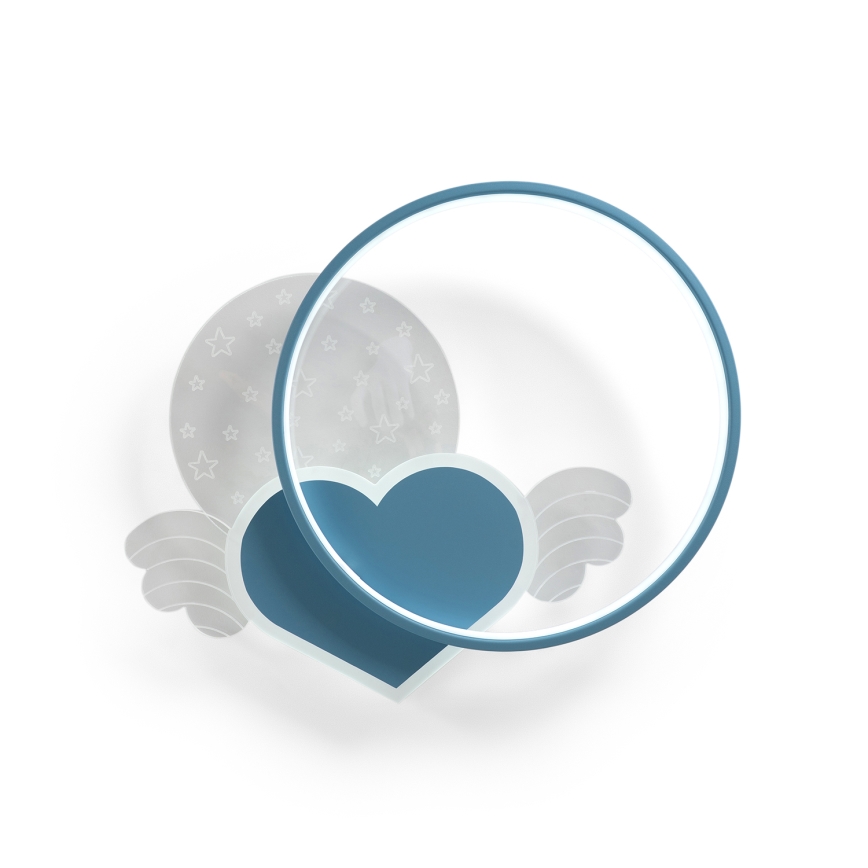 Brilagi - LED dječje stropno svjetilo LOVE LED/48W/230V 3000/4500/6000K plavo