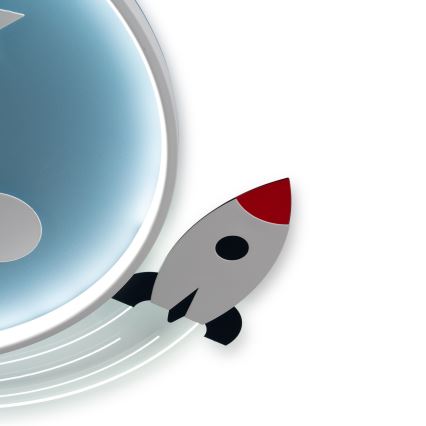 Brilagi - LED dječje stropno svjetlo STARSHIP LED/64W/230V 3000/4500/6000K plavo