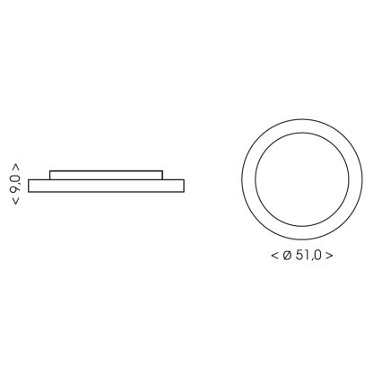 BRILAGI - LED Dječje stropno svjetlo ASTRO LED/60W/230V 3000/4500/6000K Ø 51 cm