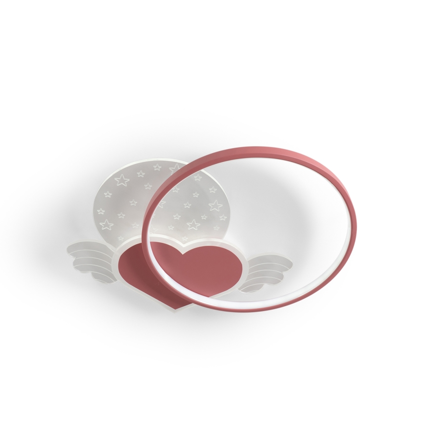 Brilagi - LED dječje stropno svjetlo LOVE LED/48W/230V 3000/4500/6000K ružičasta