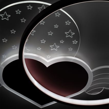 Brilagi - LED dječje stropno svjetlo LOVE LED/48W/230V 3000/4500/6000K ružičasta