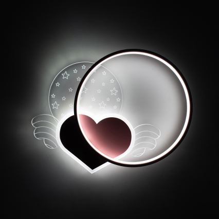 Brilagi - LED dječje stropno svjetlo LOVE LED/48W/230V 3000/4500/6000K ružičasta