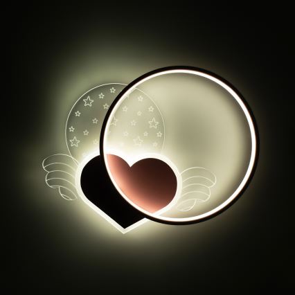 Brilagi - LED dječje stropno svjetlo LOVE LED/48W/230V 3000/4500/6000K ružičasta