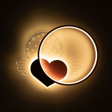 Brilagi - LED dječje stropno svjetlo LOVE LED/48W/230V 3000/4500/6000K ružičasta