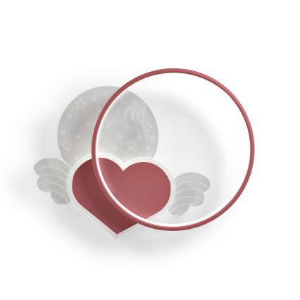 Brilagi - LED dječje stropno svjetlo LOVE LED/48W/230V 3000/4500/6000K ružičasta