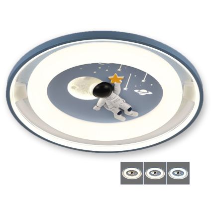 BRILAGI - LED dječja stropna svjetiljka ASTRO s mogućnošću prigušivanja LED/55W/230V 3000-6000K Ø 50 cm + daljinski upravljač