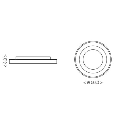 BRILAGI - LED dječja stropna svjetiljka ASTRO s mogućnošću prigušivanja LED/55W/230V 3000-6000K Ø 50 cm + daljinski upravljač
