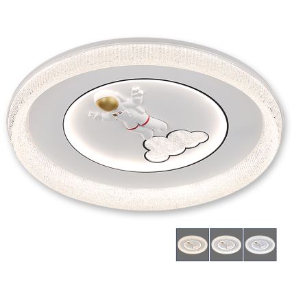 BRILAGI - LED prigušivo dječje stropno svjetlo ASTRO LED/68W/230V 3000-6000K Ø 50 cm + daljinski upravljač
