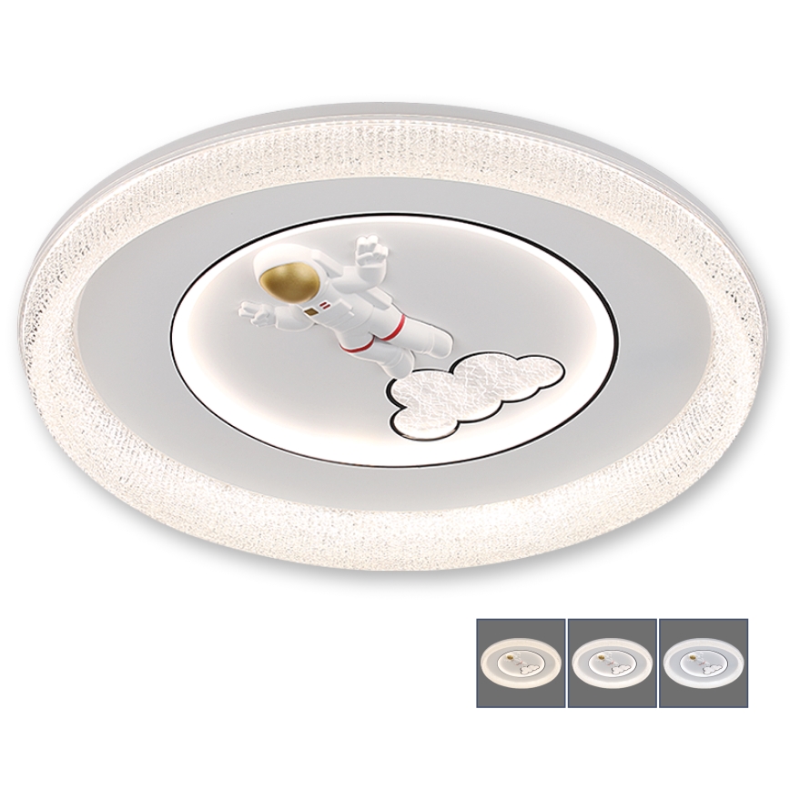 BRILAGI - LED prigušivo dječje stropno svjetlo ASTRO LED/68W/230V 3000-6000K Ø 50 cm + daljinski upravljač
