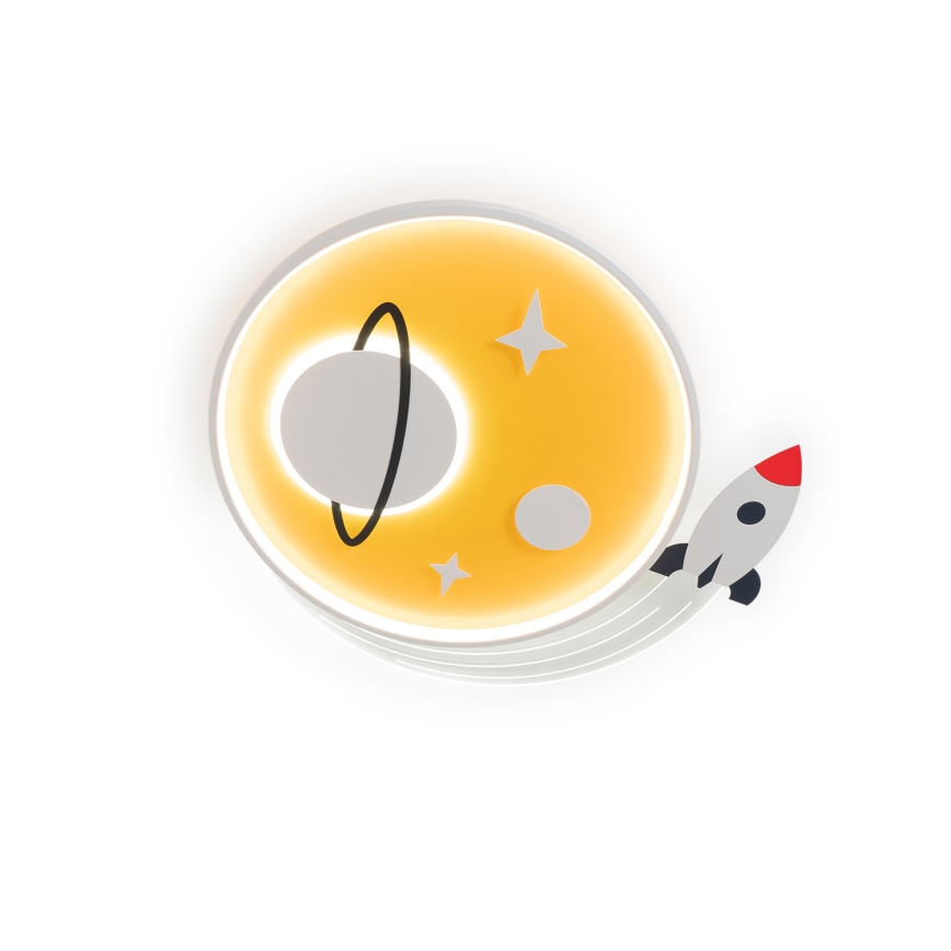 Brilagi - LED dječje stropno svjetlo STARSHIP LED/64W/230V 3000/4500/6000K žuto