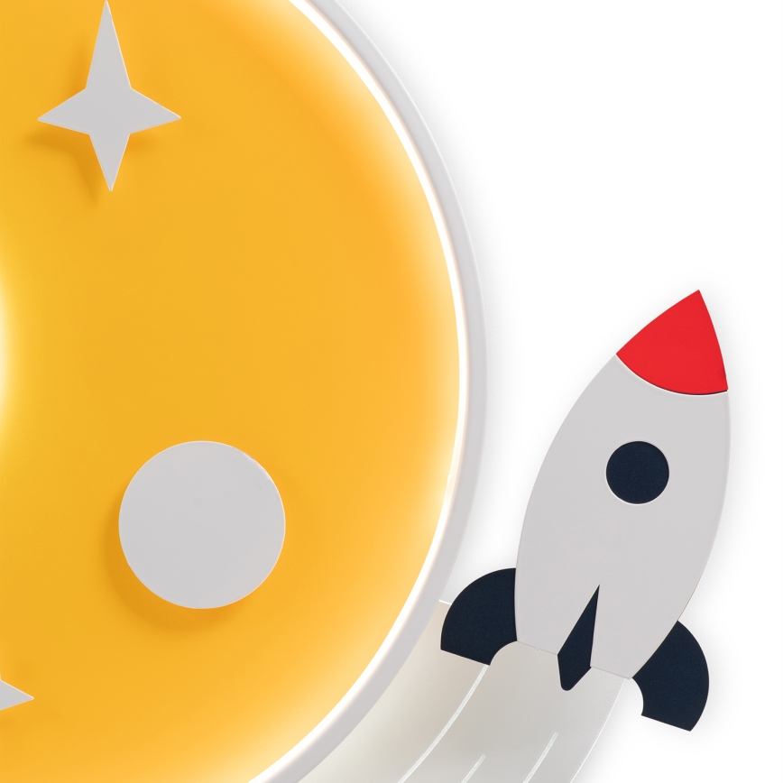 Brilagi - LED dječje stropno svjetlo STARSHIP LED/64W/230V 3000/4500/6000K žuto