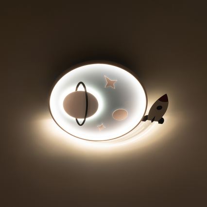 Brilagi -LED Dječje stropno svjetlo STARSHIP LED/64W/230V 3000/4500K plavo