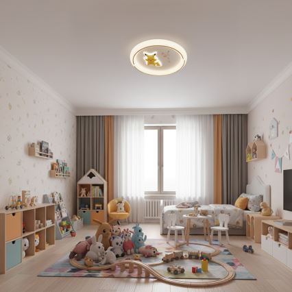 Brilagi - LED dječja stropna svjetiljka THUNDER LED/90W/230V 3000/4500/6000K Ø 50 cm