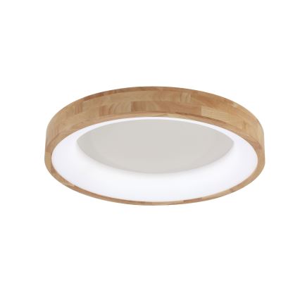 Brilagi - LED stropna svjetiljka FALCON WOOD LED/40W/230V 3000/4000/6000K promjer 60 cm drvo