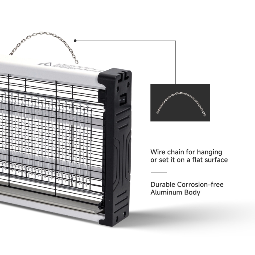 Brilagi - LED električni lapač insekata UV 2xLED/2W/230V 20 m2