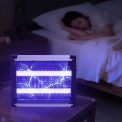 Brilagi - LED električni UV lapač insekata 2xLED/3W/230V 30 m2