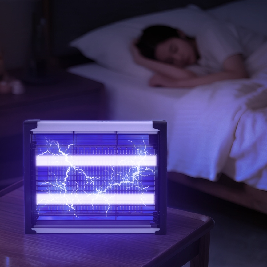 Brilagi - LED električni UV lapač insekata 2xLED/3W/230V 30 m2