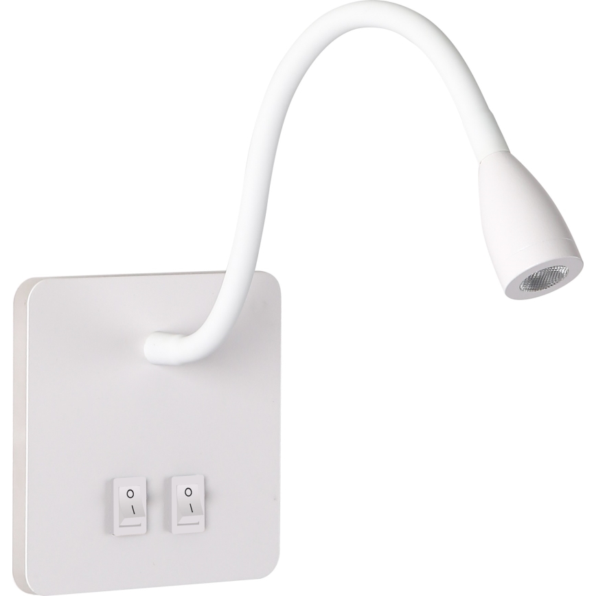 Brilagi - LED Fleksibilna zidna lampa MAYA Double LED/4W/230V + LED/3W bijela