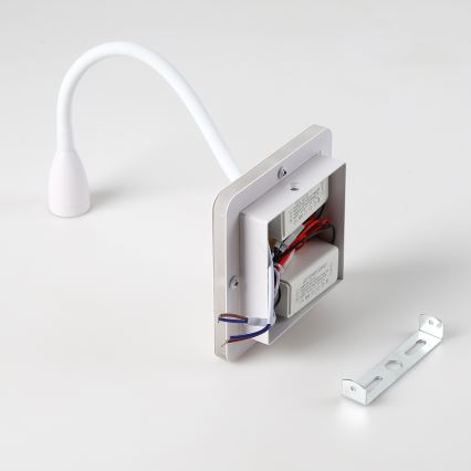 Brilagi - LED Fleksibilna zidna lampa MAYA Double LED/4W/230V + LED/3W bijela