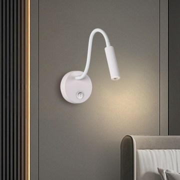 Brilagi - LED Fleksibilna zidna lampa MAYA LED/3W/230V 4000K bijela
