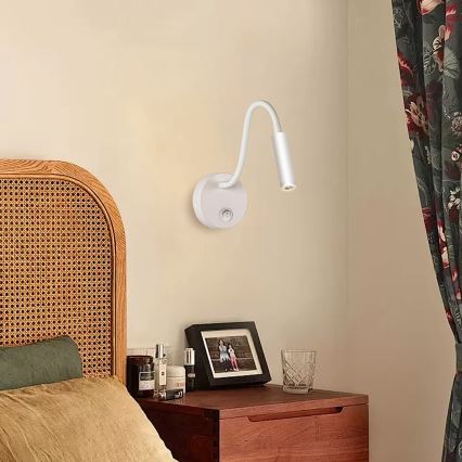 Brilagi - LED Fleksibilna zidna lampa MAYA LED/3W/230V 4000K bijela