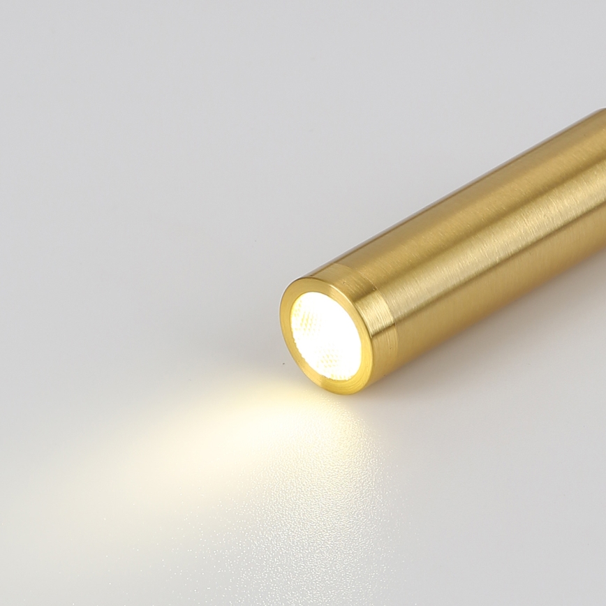 Brilagi - LED Fleksibilna zidna lampa MAYA LED/3W/230V 4000K crna/zlatna