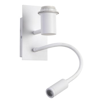 Brilagi - LED Fleksibilna zidna lampa NUBILA 1xE27/25W/230V + LED/3W bijela