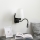 Brilagi - LED Fleksibilna zidna lampa NUBILA 1xE27/25W/230V + LED/3W crna/bijela