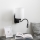 Brilagi - LED Fleksibilna zidna lampa NUBILA 1xE27/25W/230V + LED/3W crna/bijela