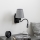 Brilagi - LED Fleksibilna zidna lampa NUBILA 1xE27/25W/230V + LED/3W crna/siva