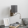 Brilagi - LED Fleksibilna zidna lampa NUBILA 1xE27/25W/230V + LED/3W mat krom/antracit