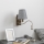 Brilagi - LED Fleksibilna zidna lampa NUBILA 1xE27/25W/230V + LED/3W mat krom/siva