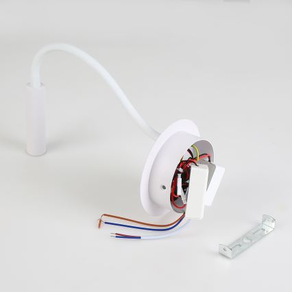 Brilagi - LED Fleksibilna zidna lampa s USB portom MAYA LED/3W/230V 4000K bijela