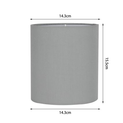 Brilagi - LED fleksibilna zidna svjetiljka NUBILA 1xE27/25W/230V + LED/3W bijela/svijetlosiva