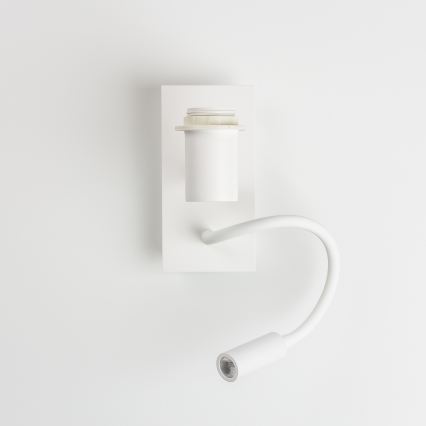 Brilagi - LED fleksibilna zidna svjetiljka NUBILA 1xE27/25W/230V + LED/3W bijela/narančasta