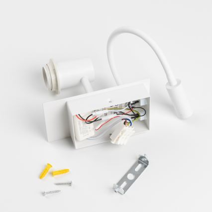 Brilagi - LED fleksibilna zidna svjetiljka NUBILA 1xE27/25W/230V + LED/3W bijela/žuta