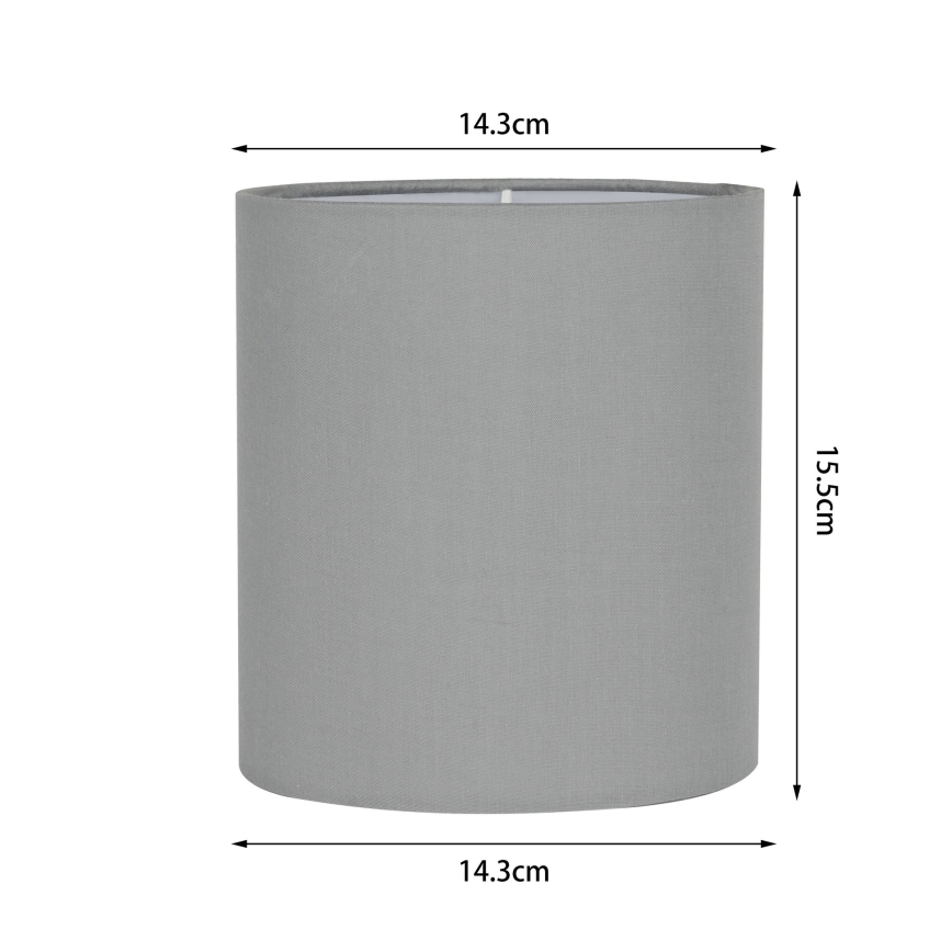 Brilagi - LED fleksibilna zidna svjetiljka NUBILA 1xE27/25W/230V + LED/3W mesing/svijetlosiva