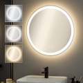 BRILAGI - LED grijano kupaonsko ogledalo AVA ECO LED/11,5W/230V Ø 60 cm IP44 CRI 90 prigušivo + CCT