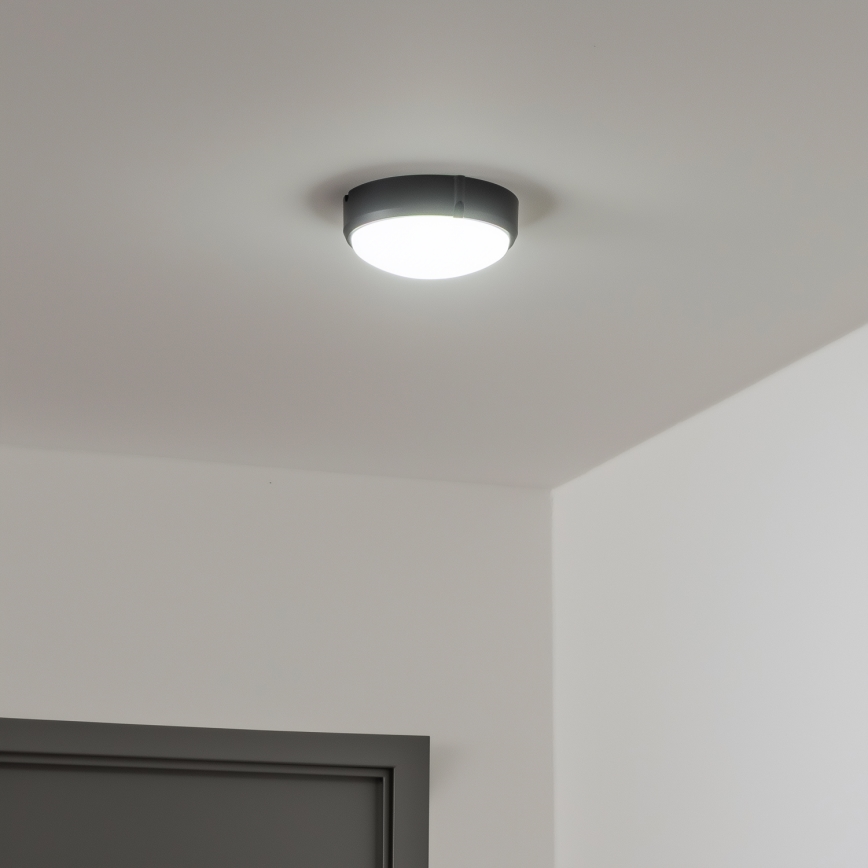 Brilagi - LED Industrijska stropna svjetiljka SIMA LED/12W/230V IP65 crna