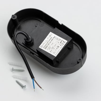 Brilagi - LED Industrijska stropna svjetiljka SIMA LED/12W/230V IP65 crna