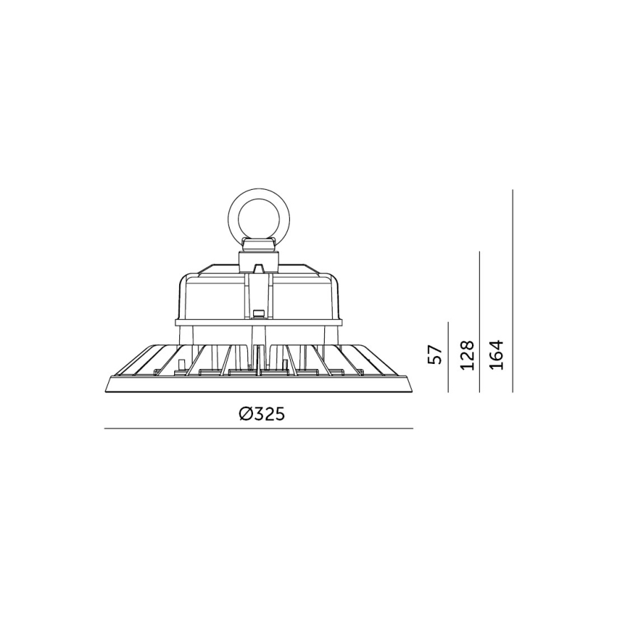 Brilagi - Industrijsko stropno LED svjetlo TITAN PRO HIGHBAY LED/200W/230V 4000K IP65