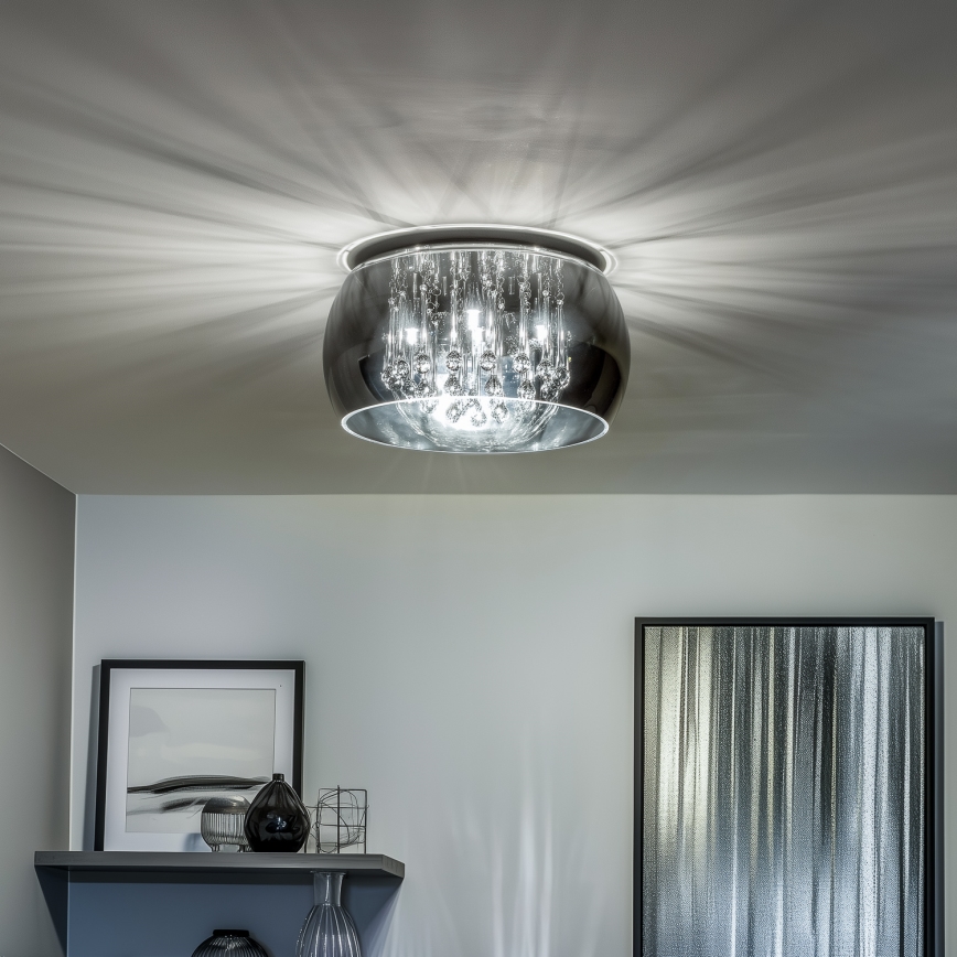 Brilagi - LED kristalno stropno svjetlo JEWEL 5xG9/40W/230V Ø 40 cm