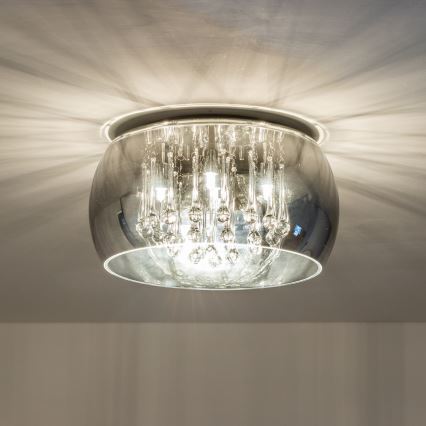 Brilagi - LED kristalno stropno svjetlo JEWEL 5xG9/40W/230V Ø 40 cm