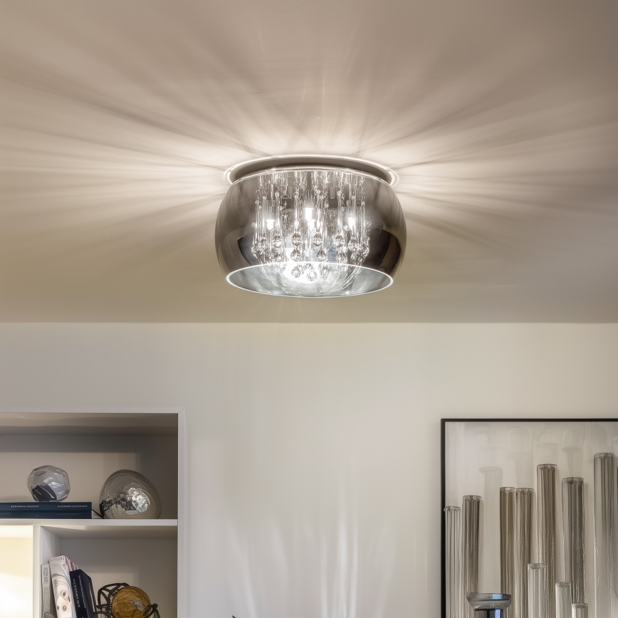 Brilagi - LED Kristalna stropna svjetiljka JEWEL 5xG9/42W/230V
