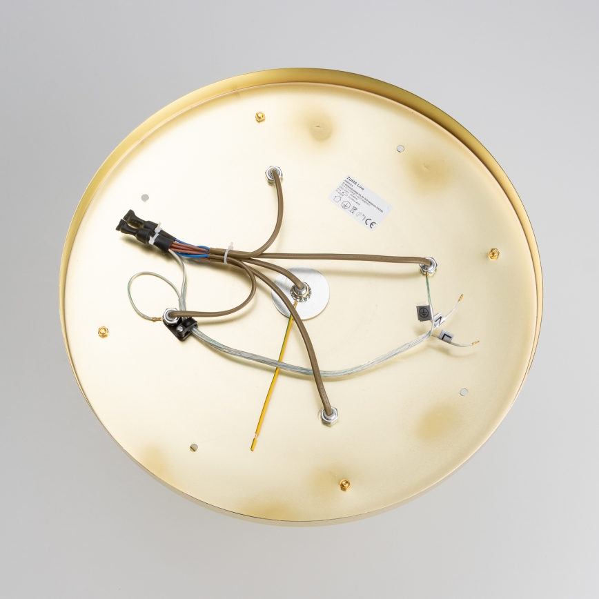 Brilagi - LED Kristalna stropna svjetiljka MOZART 5xE14/40W/230V zlatna